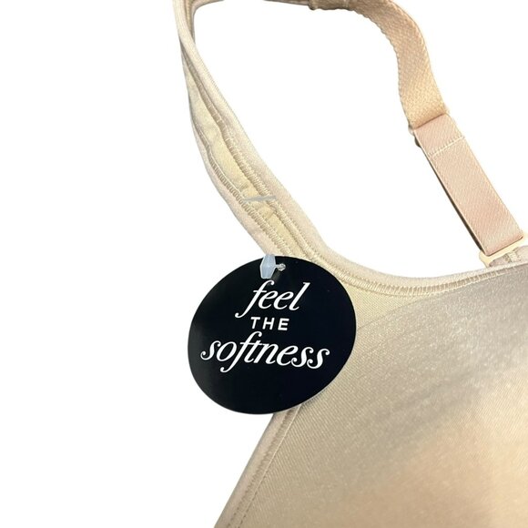 Bali Bra Wirefree Comfort Revolution Seamless No Wire Full Coverage 36C Beige - Picture 5 of 7